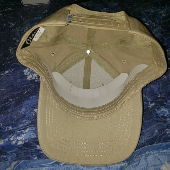 Classic CLSC Streetwear Beige Snapback Hat Baseball Cap Blue‎ Logo - Picture 2 of 4